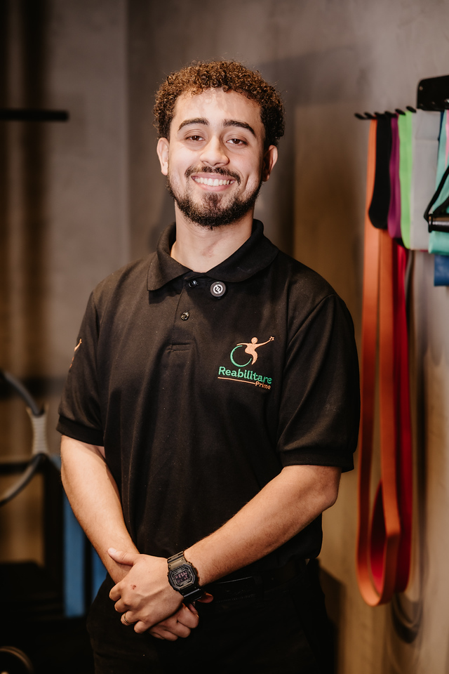 Luan Gomes, fisioterapeuta da Reabilitare Prime